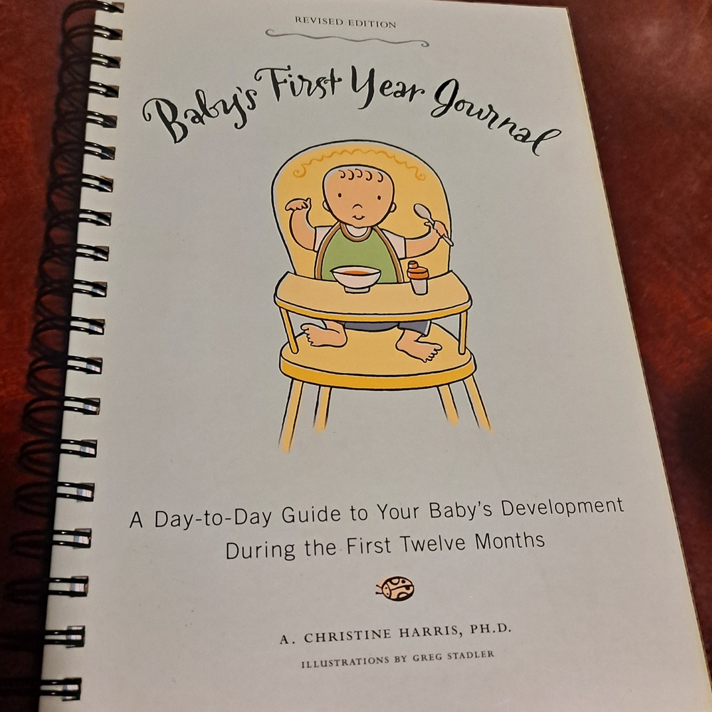 Chronicle Books Baby's First Year Journal - Cream and Black
